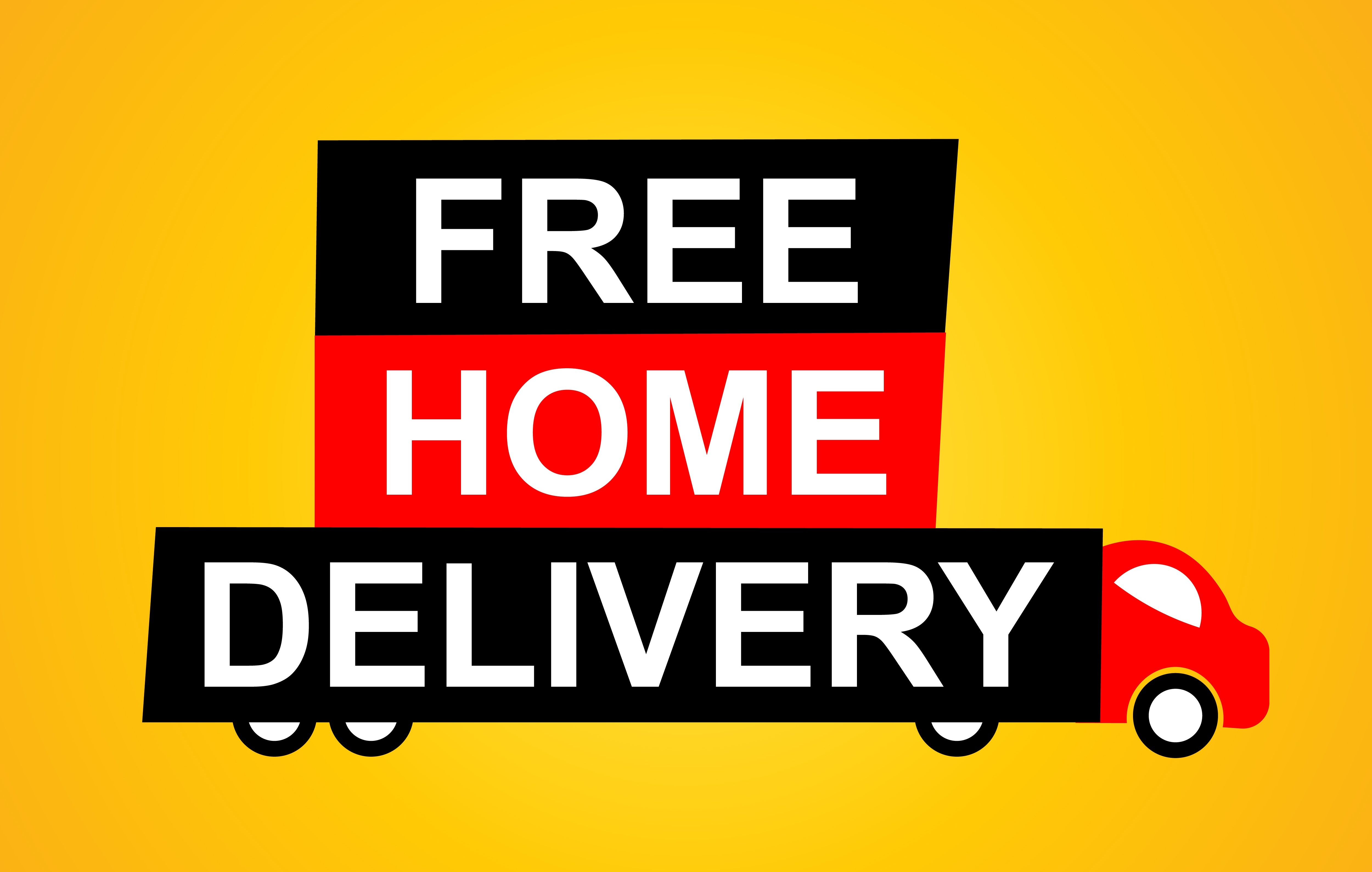 Free Delivery Nationwide Stack Image